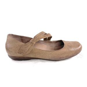 ABEO BIO System Talia Women Size 8.5 Brown Leather Mary Jane Shoe Hook Loop